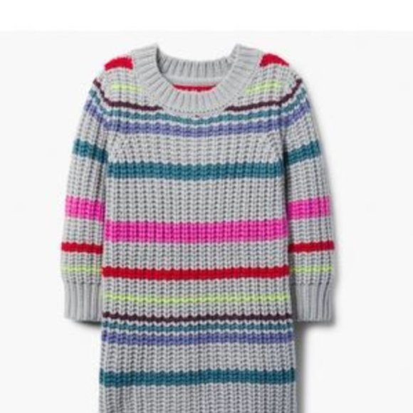 Gymboree Other - Gymboree Girls Striped Long Sleeve Sweater Dress